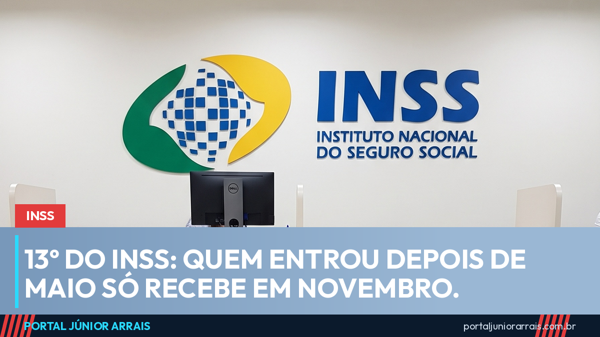 13º do INSS: quem começou a receber depois de maio só recebe em novembro