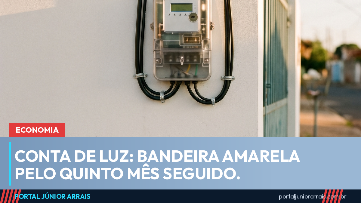 Bandeira amarela em setembro: conta de luz segue mais cara pelo quinto mês seguido