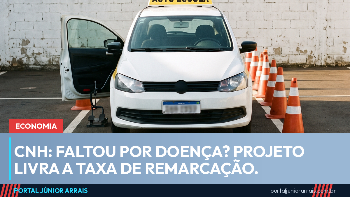 Projeto libera remarcar exame da CNH sem pagar taxa quando a falta for por doença