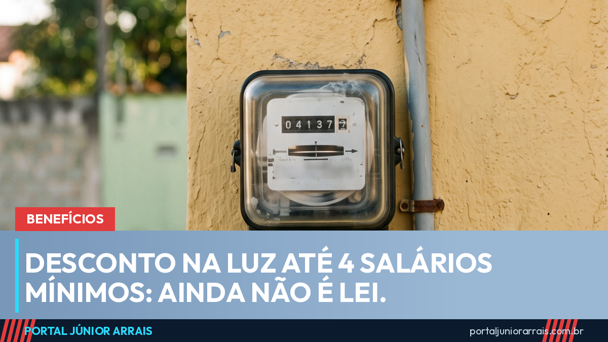 Conta de luz para quem ganha até 4 salários mínimos: projeto avança, mas ainda não vale