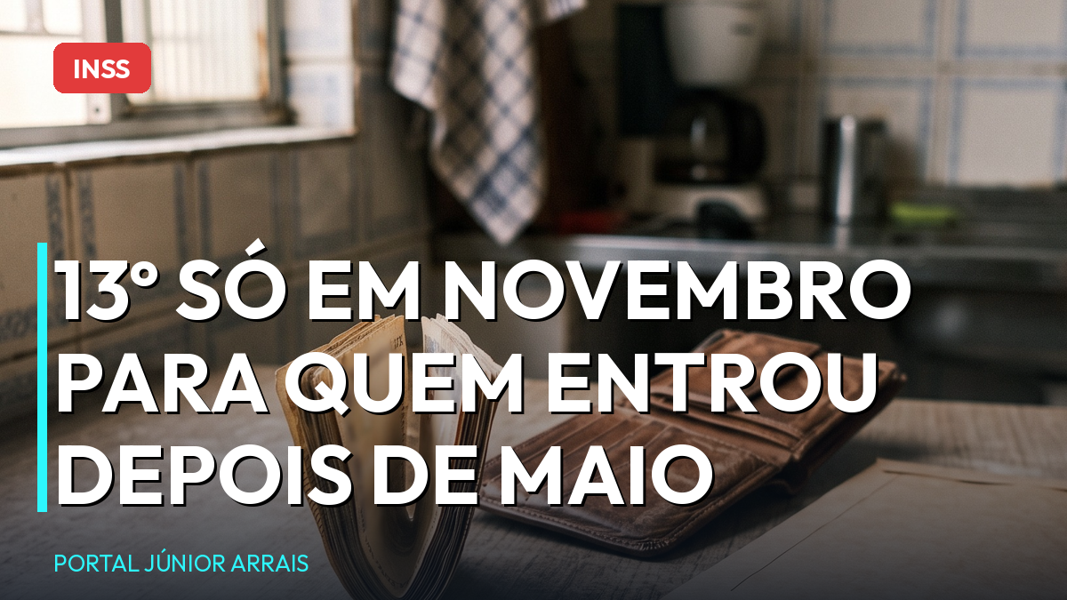 13º do INSS: quem começou a receber depois de maio só recebe em novembro