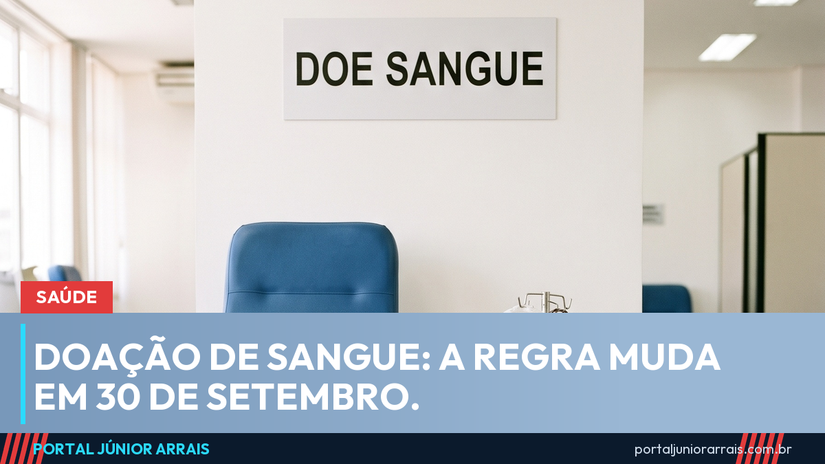 Doação de sangue muda em 30 de setembro: tatuagem deixa de barrar por um ano