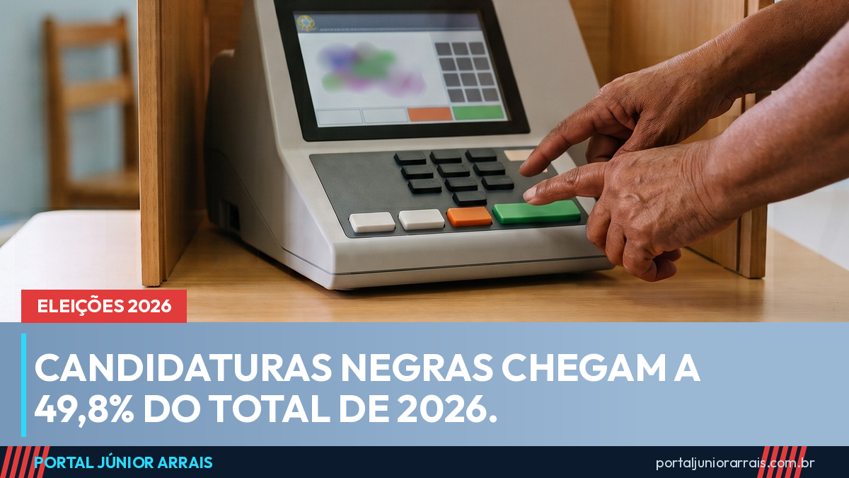 Eleições 2026: candidaturas negras chegam a 49,8% e se aproximam do perfil do país