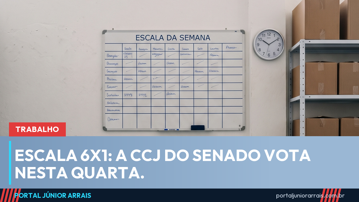 Escala 6x1: CCJ do Senado vota a PEC nesta quarta, mas aprovar ali não faz a regra valer