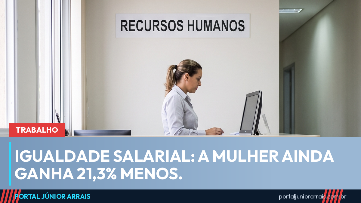 Igualdade salarial: prazo vai até 31 de agosto e mulher ainda ganha 21,3% menos