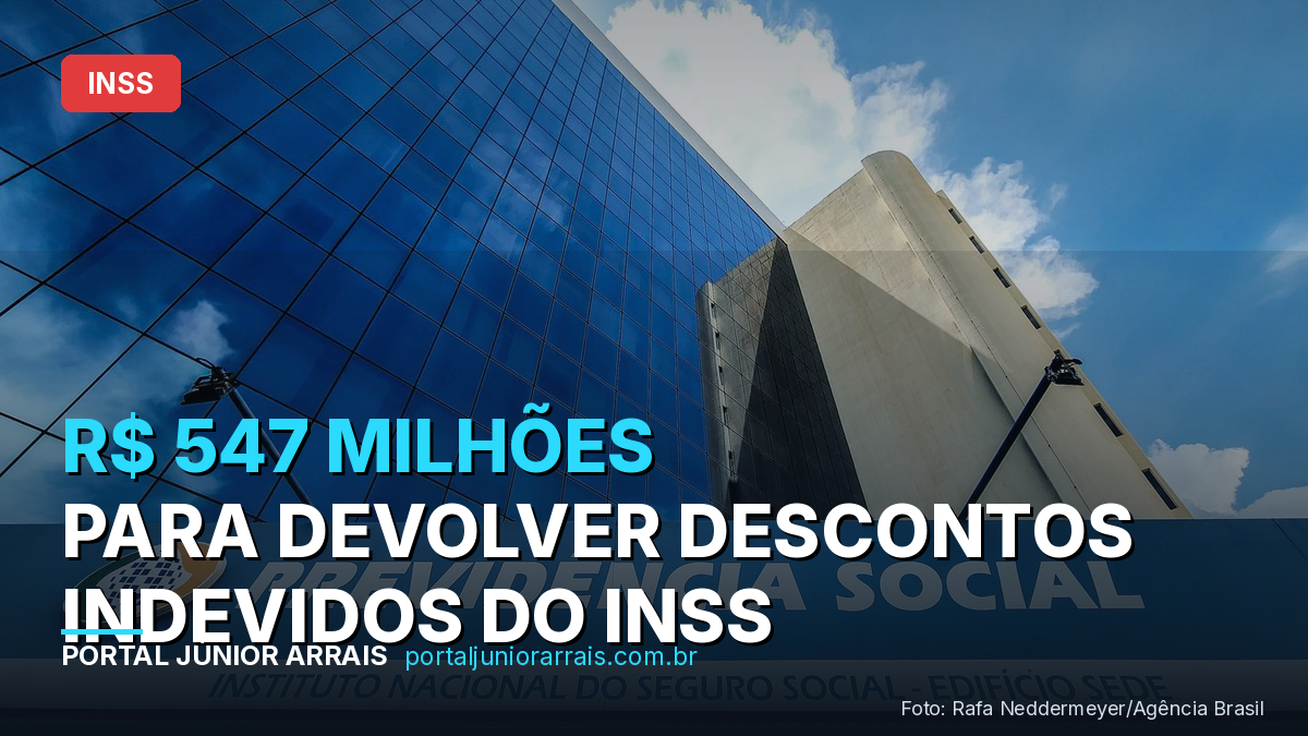 Sede do INSS: governo libera R$ 547 milhões para devolver descontos indevidos (Foto: Rafa Neddermeyer/Agência Brasil)