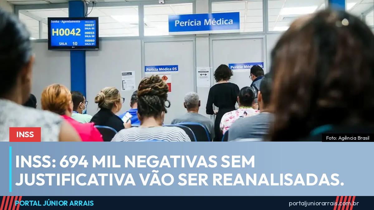 INSS suspendeu 224 peritos e mandou reanalisar 694 mil pedidos negados sem justificativa