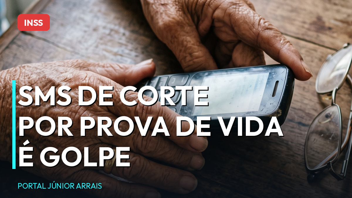 INSS avisa que SMS sobre corte de benefício por prova de vida é golpe