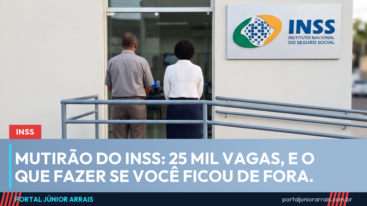 Mutirão do INSS abriu 25 mil vagas no fim de semana; veja o que fazer se você ficou de fora