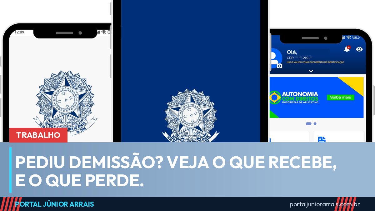Pediu demissão: veja o que você ainda recebe — e o que perde ao sair por conta própria