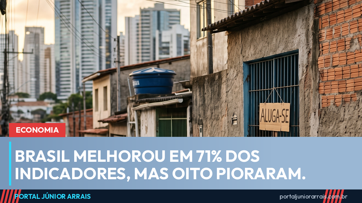 Brasil avança em 71% dos indicadores sociais, mas a desigualdade de renda e de raça piorou