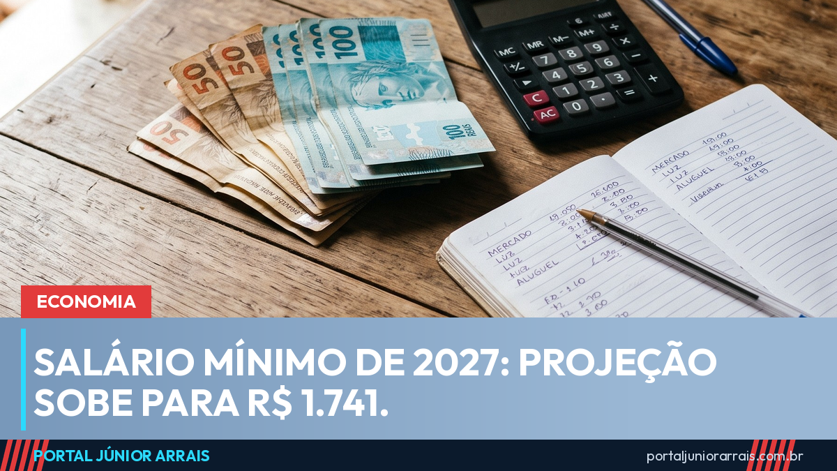 Salário mínimo pode ir a R$ 1.741 em 2027: veja o que muda no INSS, BPC e seguro-desemprego