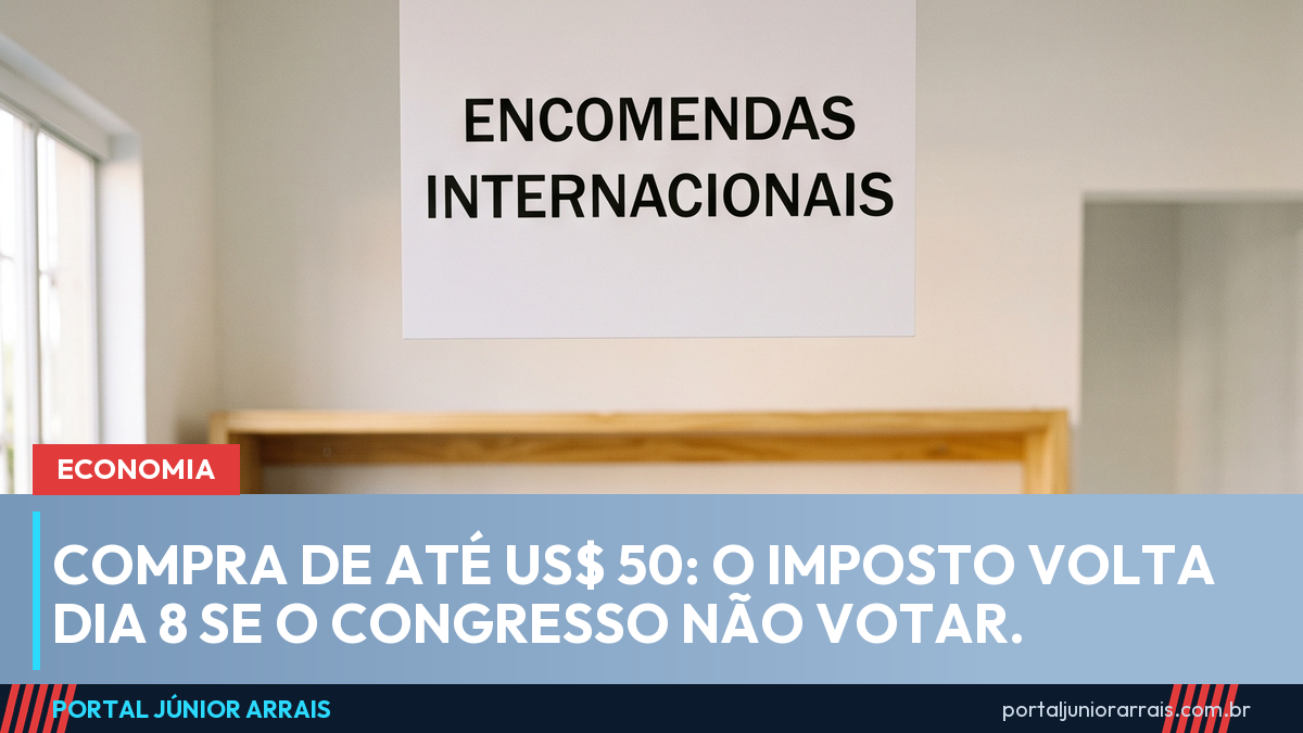 Taxa das blusinhas volta dia 8 se o Congresso não votar a medida provisória