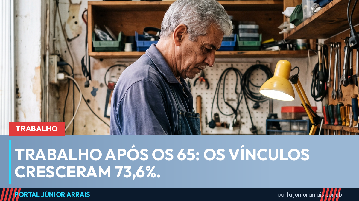 Trabalho com carteira assinada depois dos 65 anos cresce 73,6%; veja o que muda para quem já é aposentado