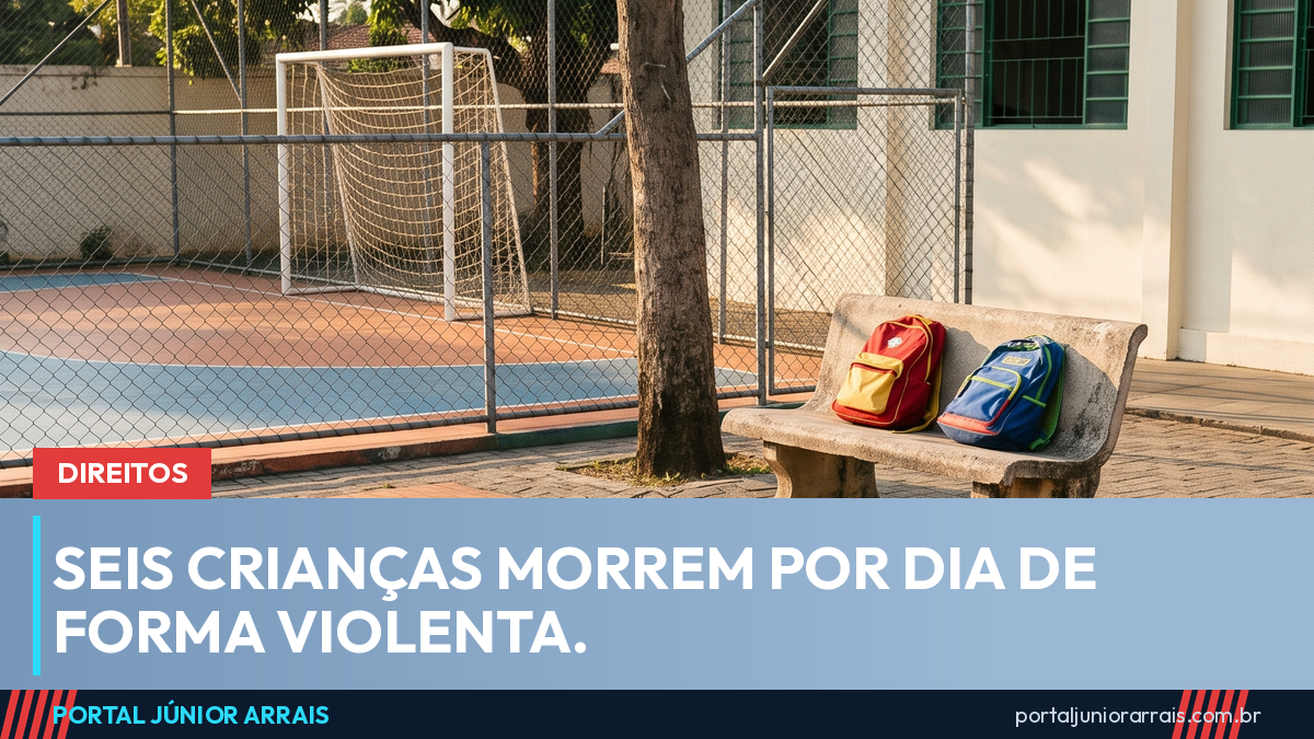 Seis crianças morrem por dia de forma violenta no Brasil, aponta o Unicef